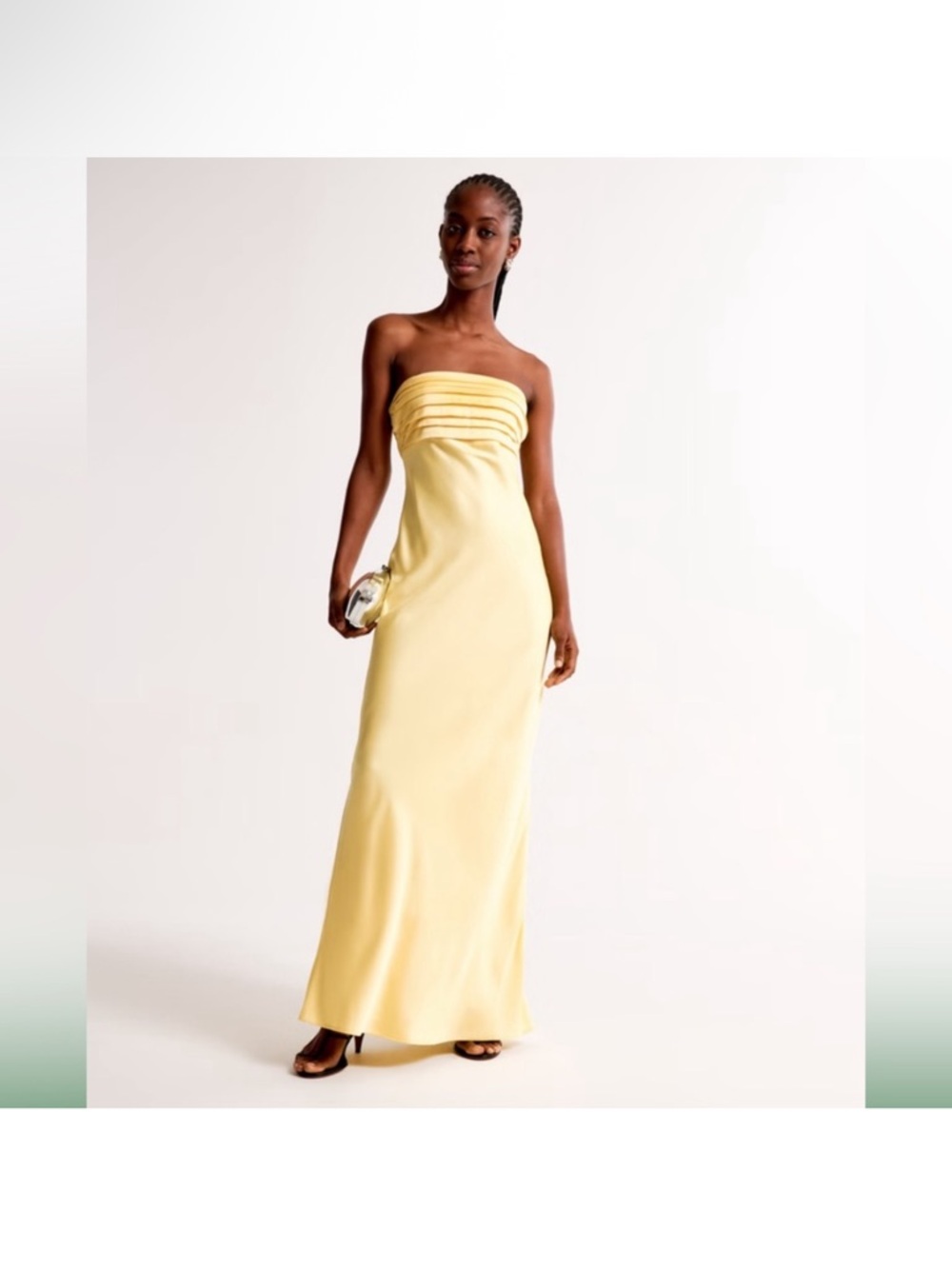 Abercrombie & Fitch Emerson Strapless Slim Maxi Dress